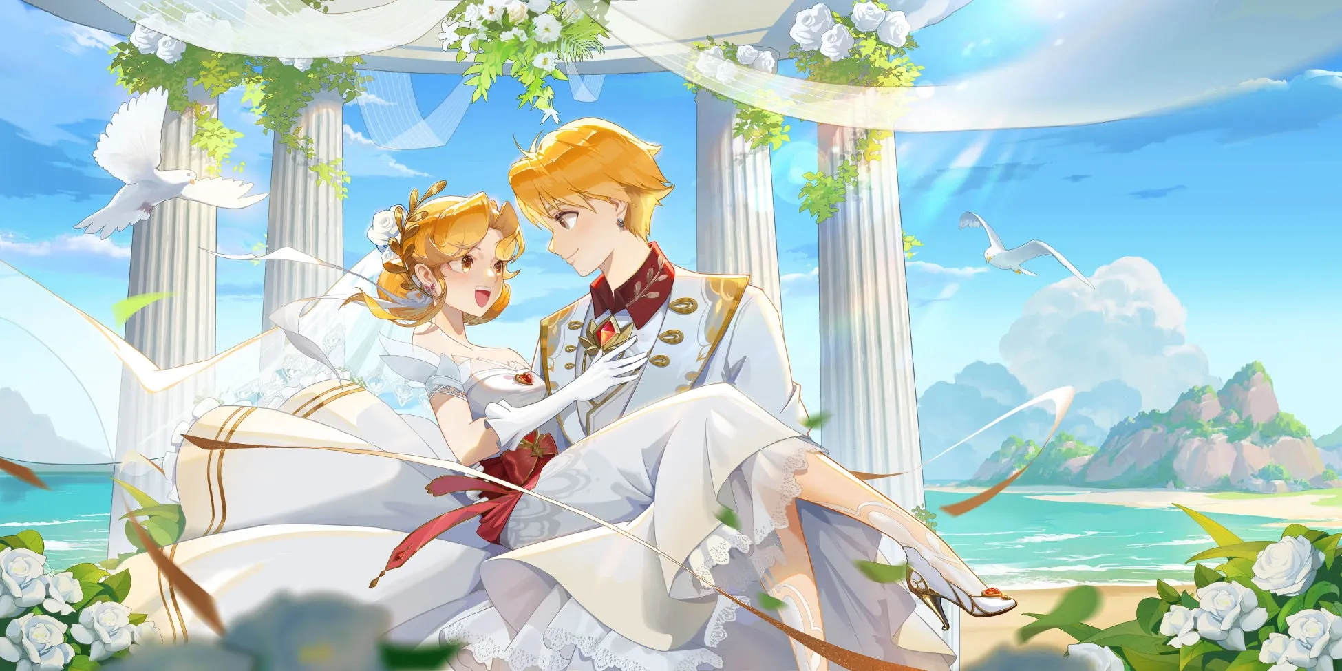 巨大ボスとのド派手なバトルシーン