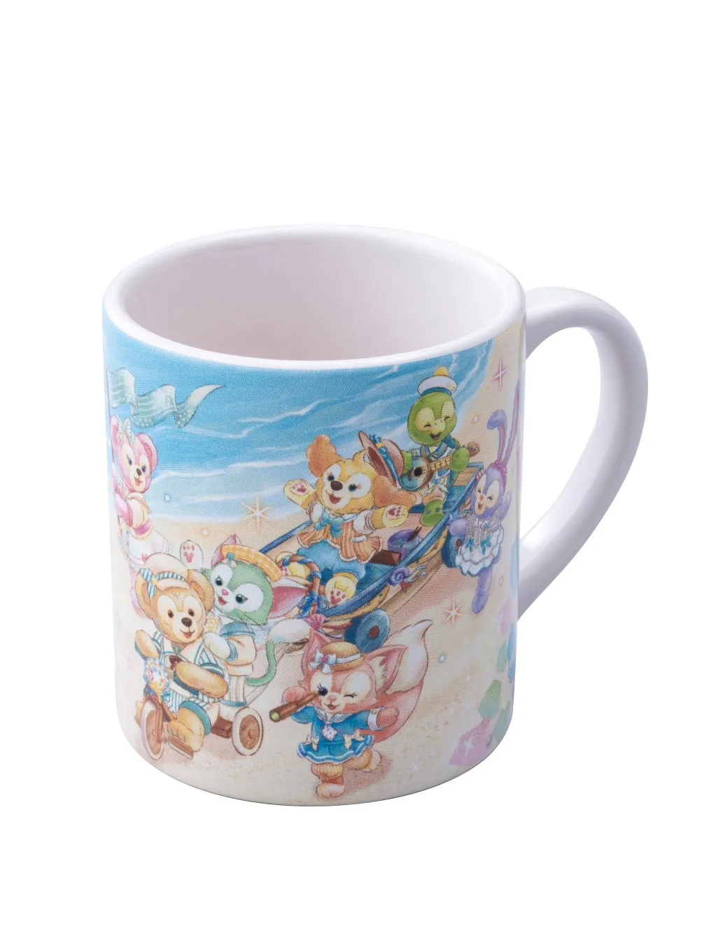 ダッフィー＆フレンズのイラストが描かれたマグカップ