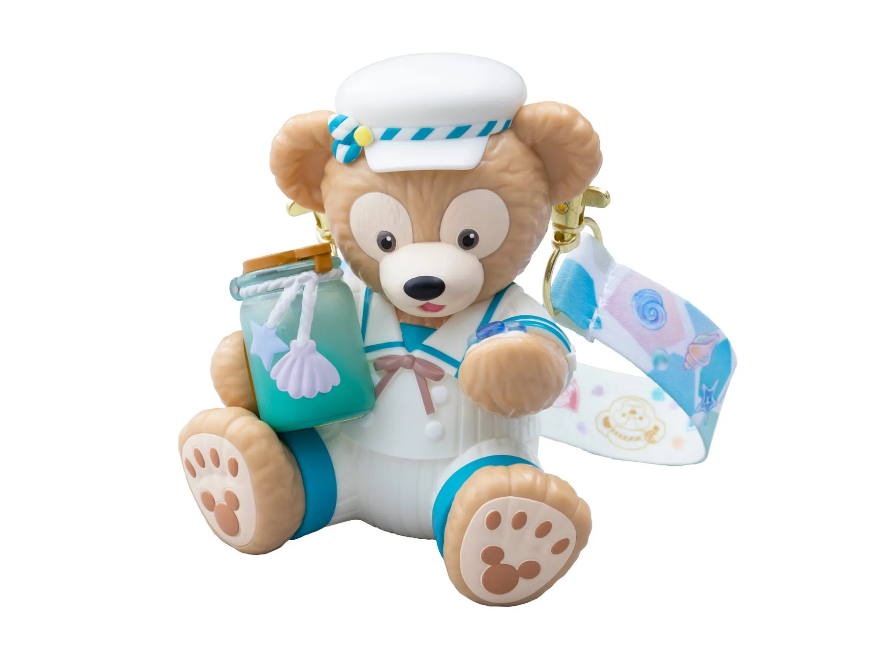 セーラー服を着たダッフィーのフィギュア