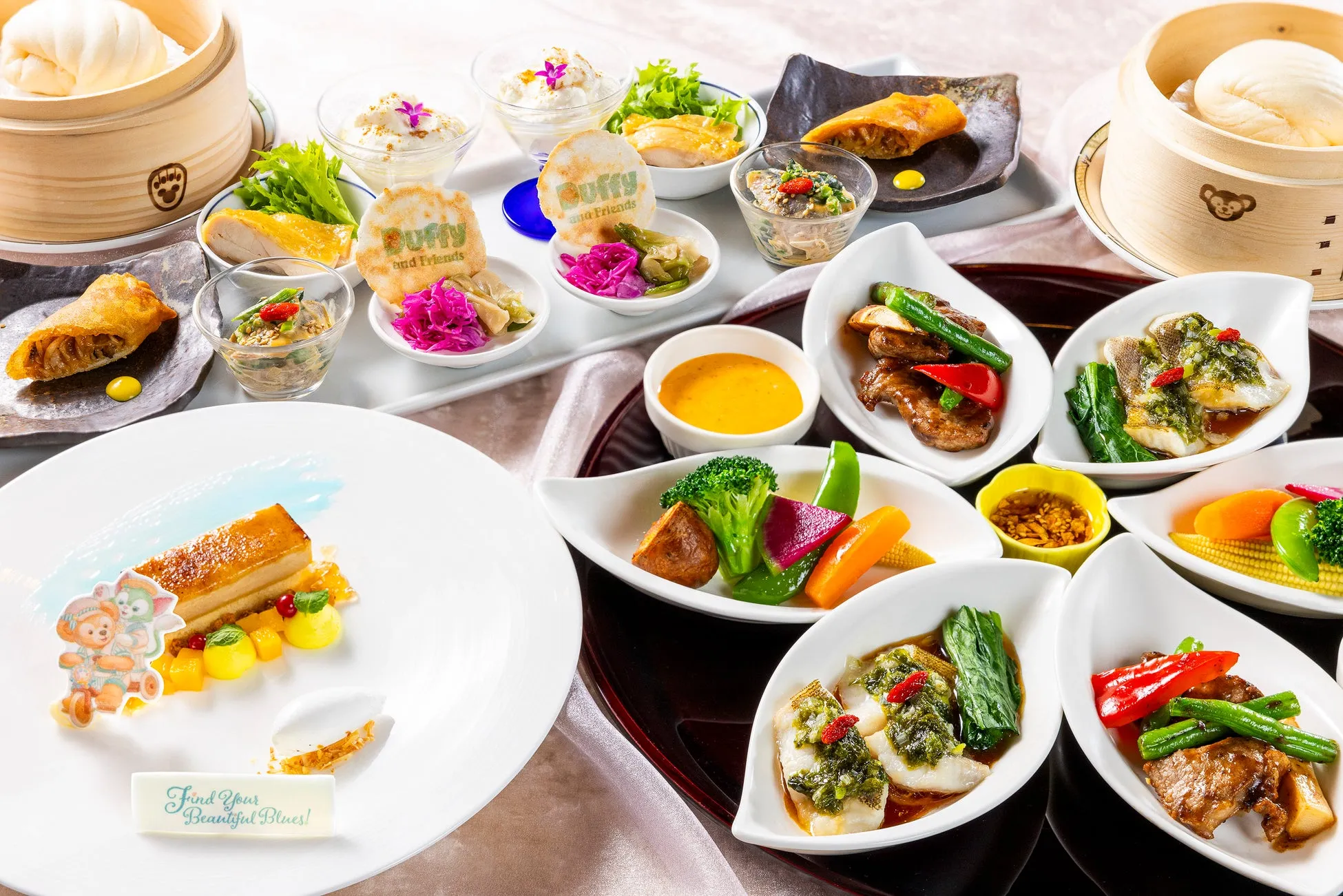 ダッフィー＆フレンズの新フードスーベニアディスプレイ