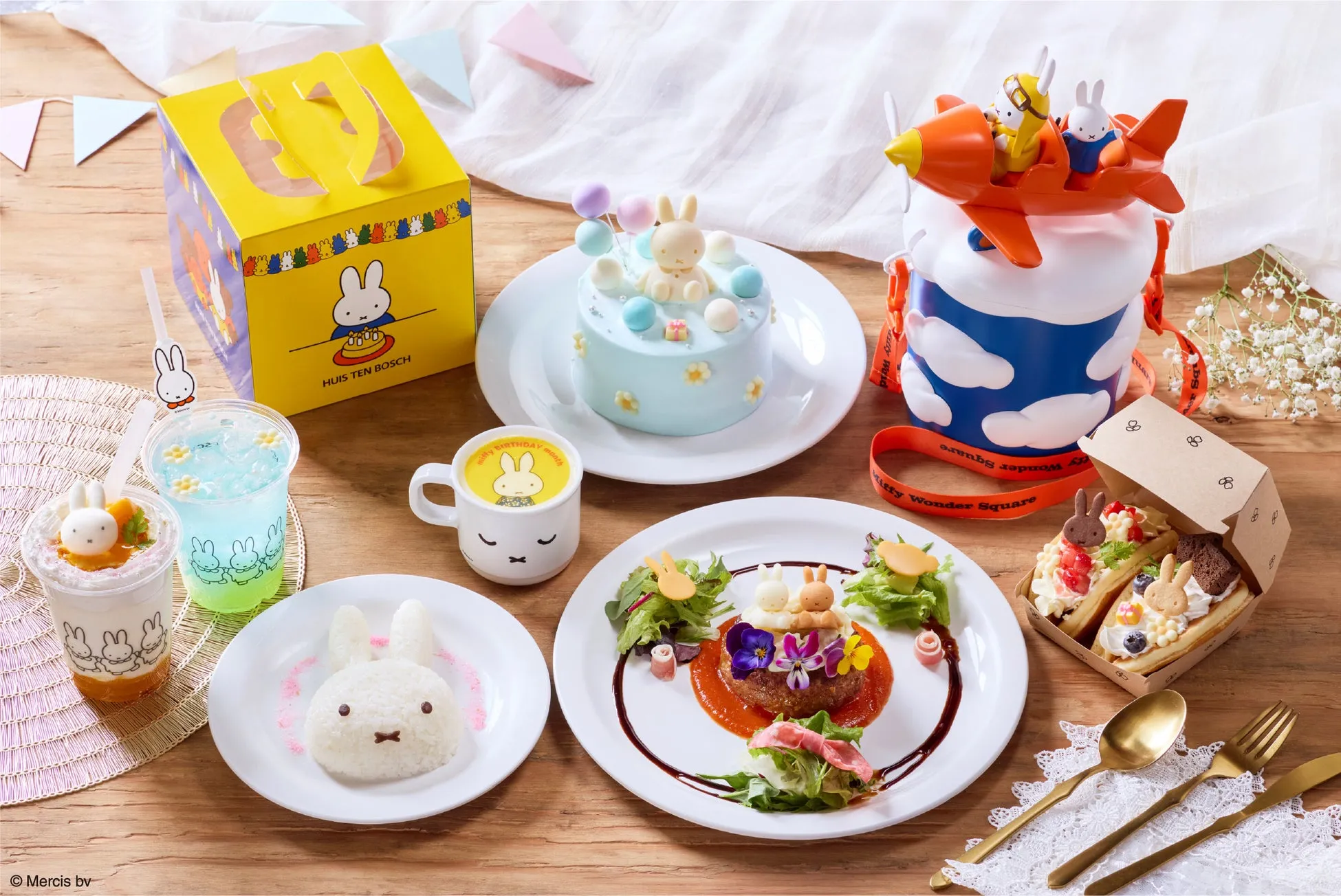 ミッフィーバースデーマンスの特別メニューの画像