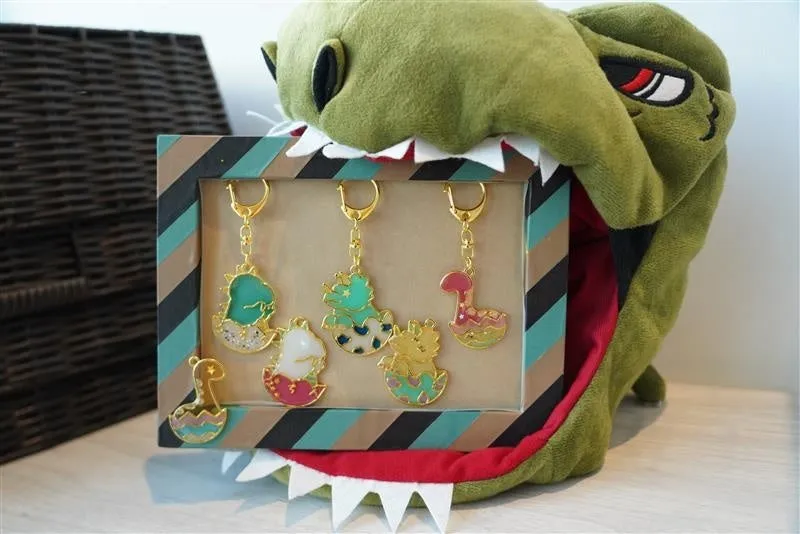 ジュラシックメイズの恐竜キーホルダー