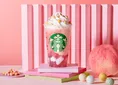 スタバ春の本命きた！華やか白桃×桜フラペ＆バスクチーズケーキが神ビジュ