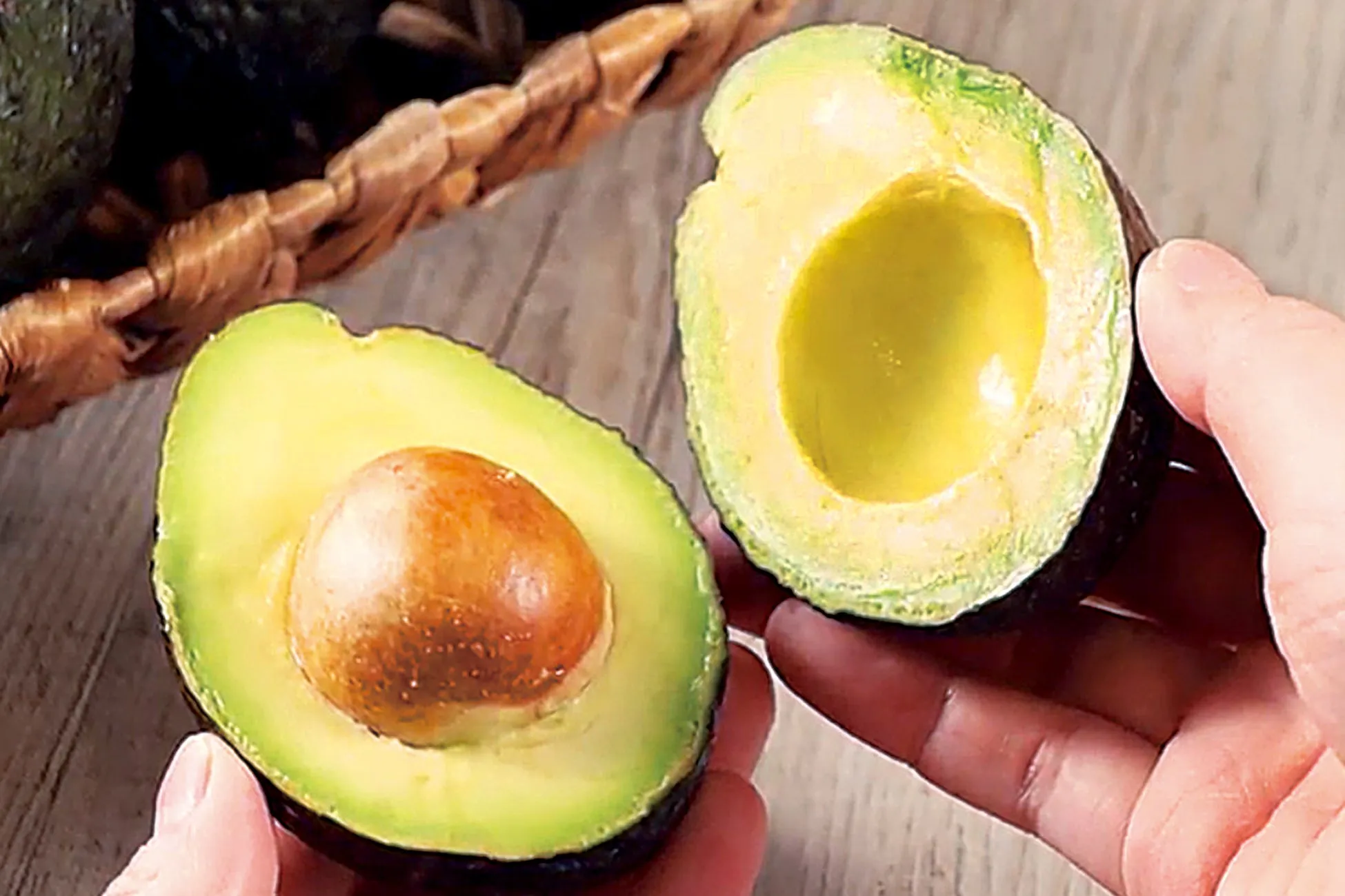 熟度管理された完熟アボカド