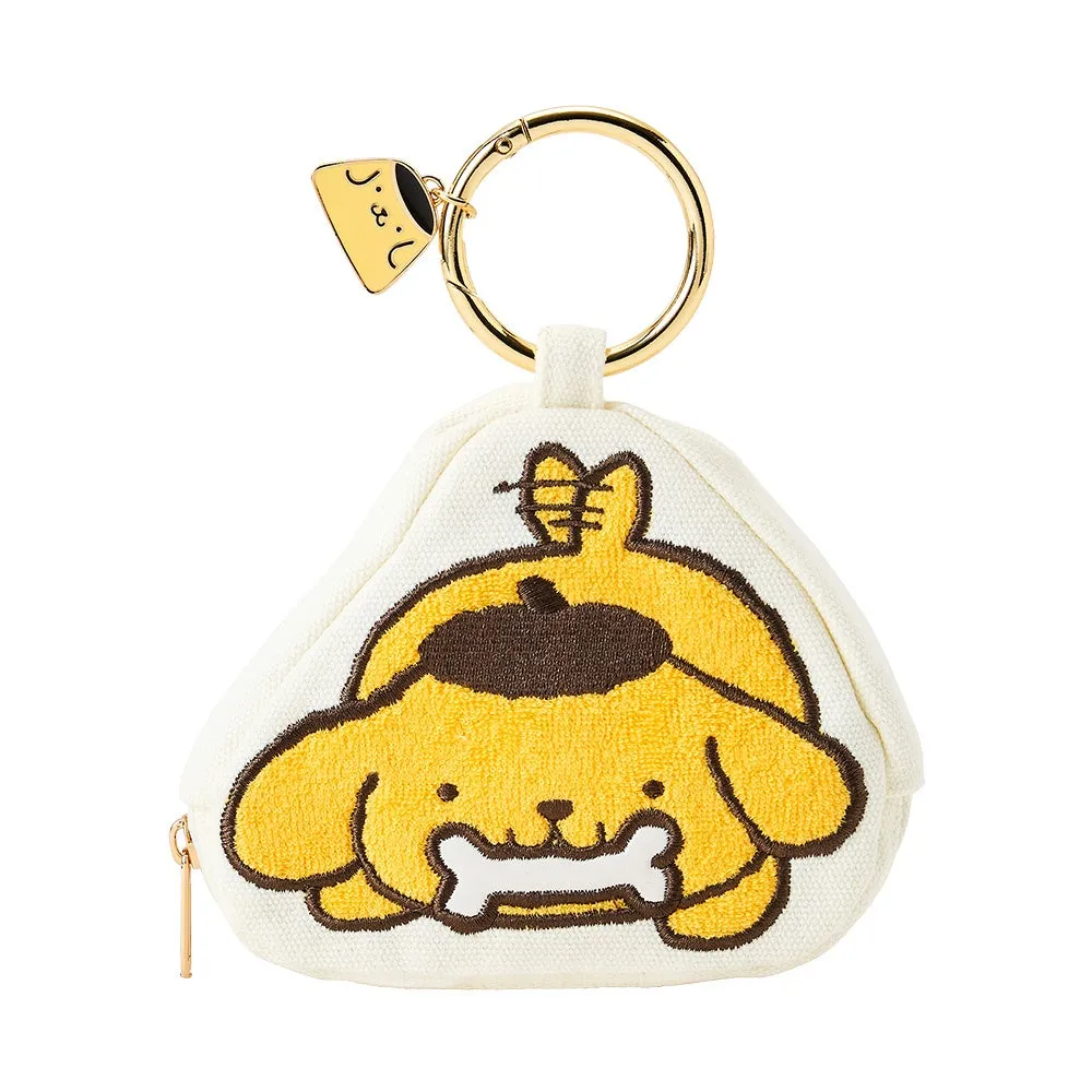 ポムポムプリンのポーチ付きキーリング