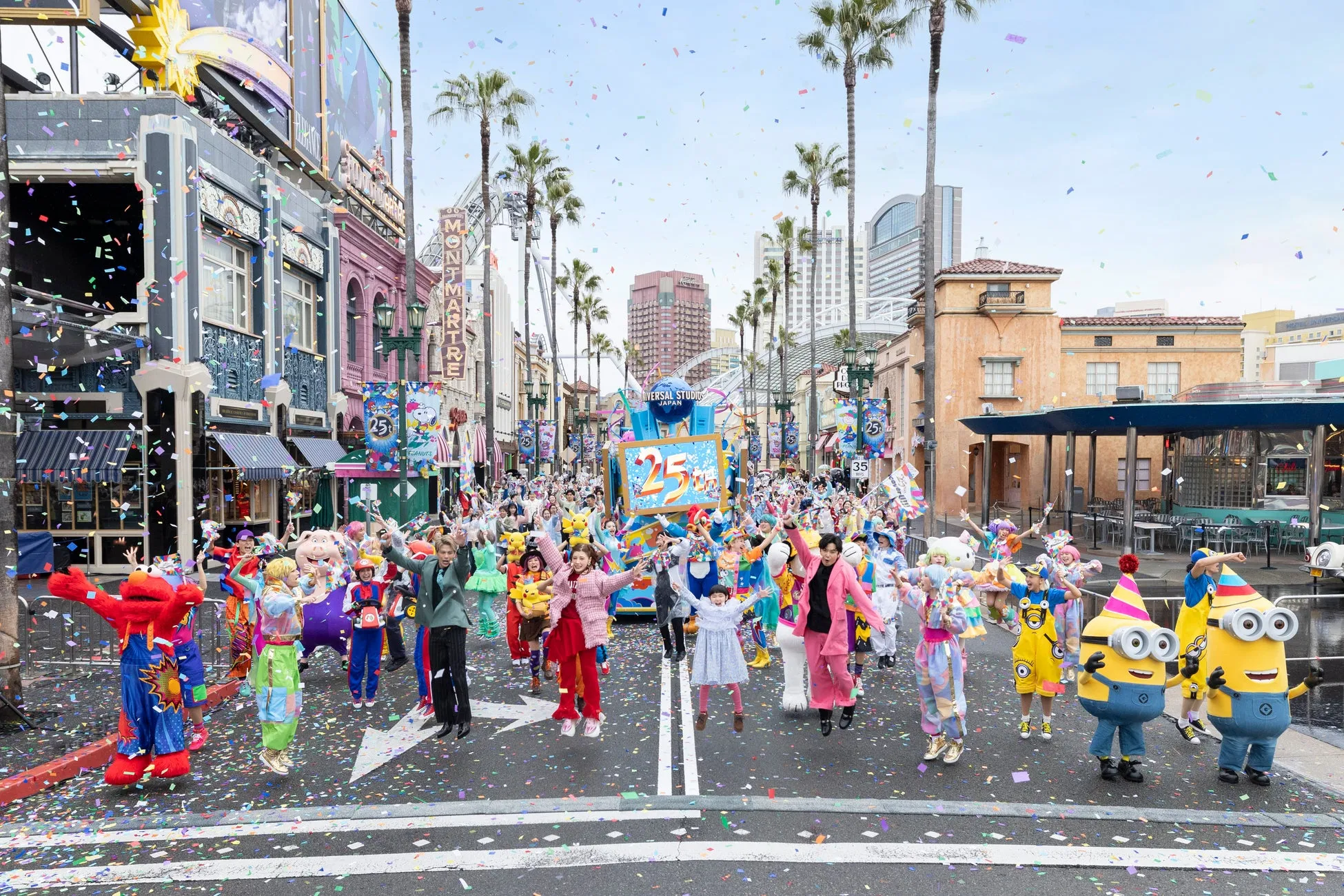 USJ 25周年の祝賀パレード