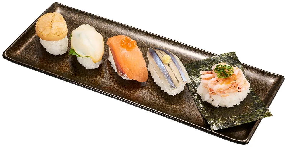 春のおすすめ彩り5種盛りの写真