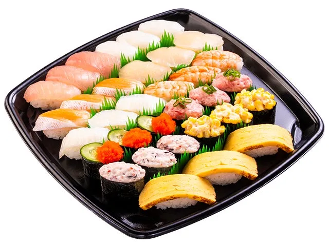 お手頃11種セット3人前の寿司盛り合わせ