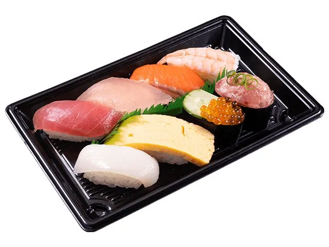 厳選ネタ8貫セット1人前の寿司盛り合わせ