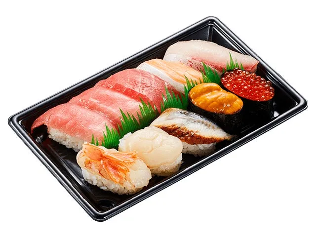 かっぱの特上10貫セット1人前の寿司盛り合わせ