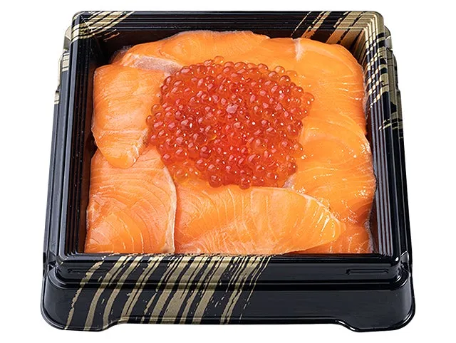 いくらサーモンちらし1人前のちらし寿司