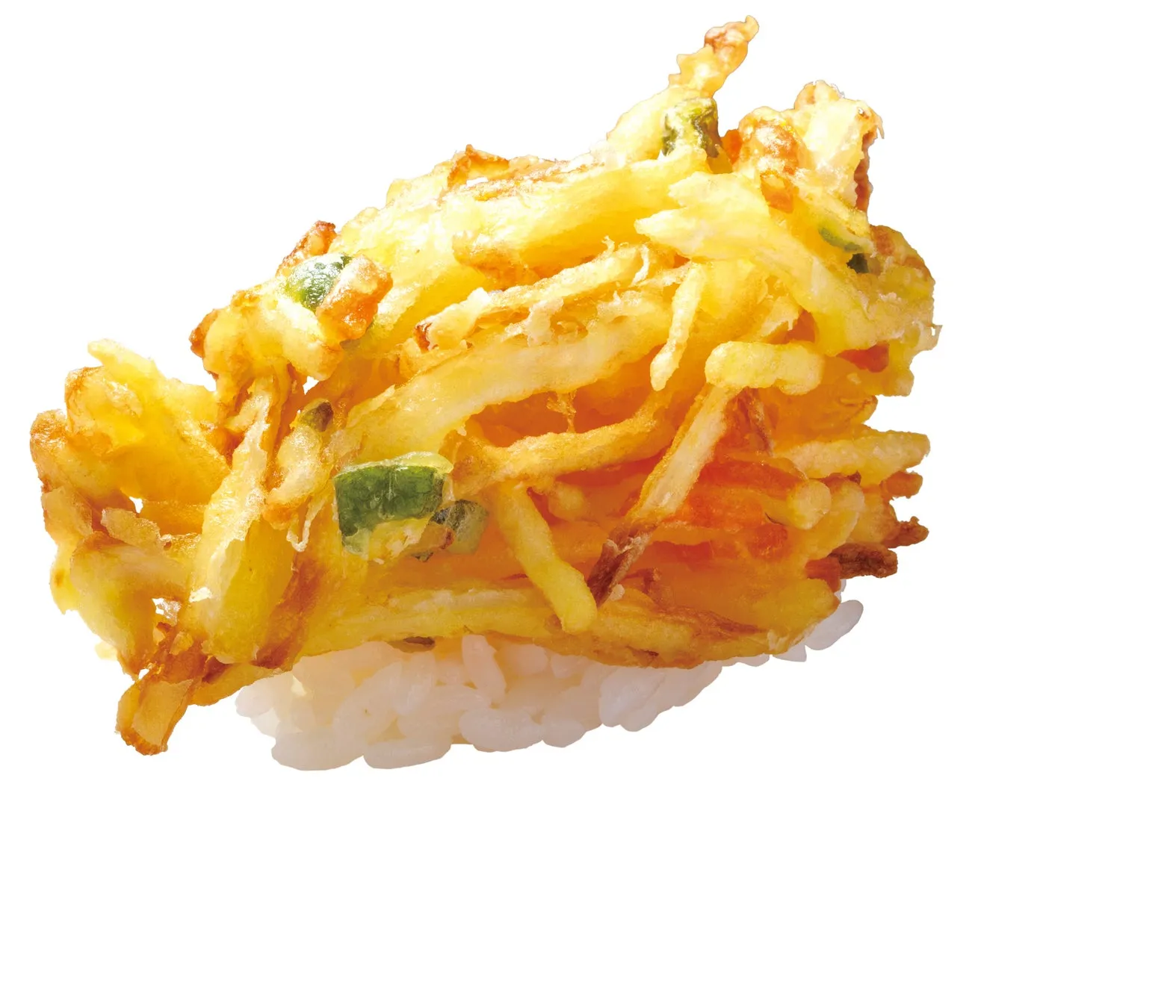 特大5種野菜のかき揚げ握り 100円（税込110円）