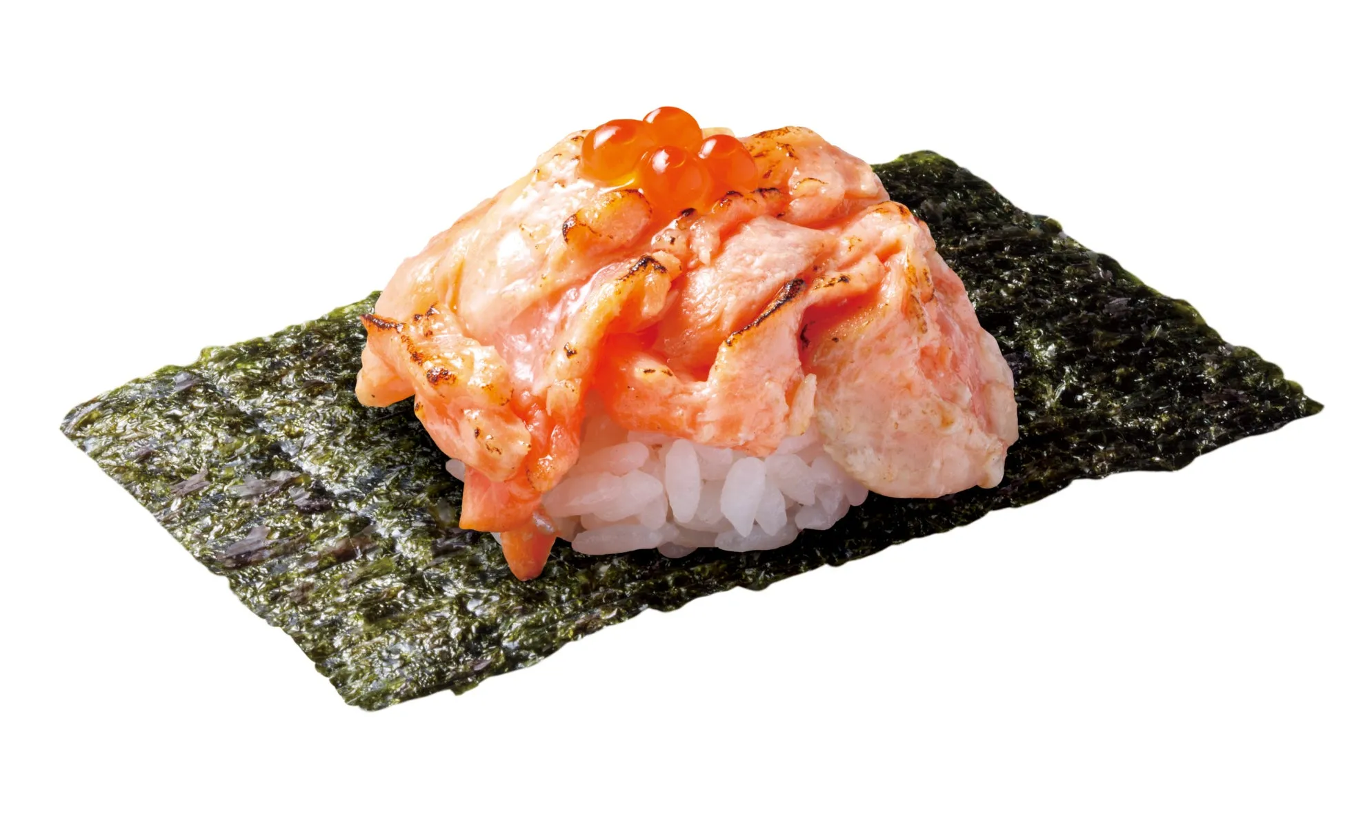 山盛り 炙りとろサーモンつつみ 160円（税込176円）