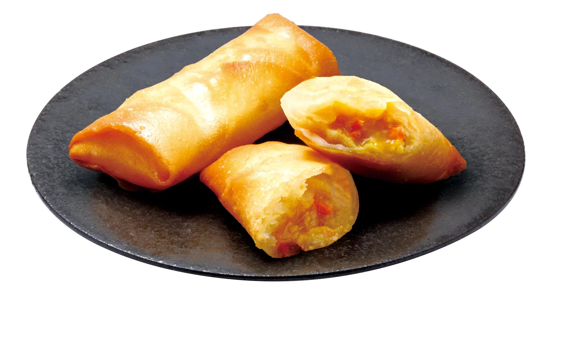 パリパリチーズカレー春巻（２本） 220円（税込242円）