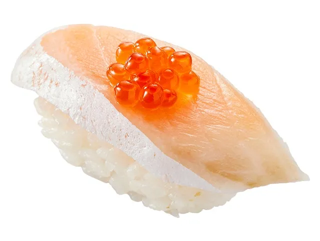 とろサーモン いくらのせ 一貫110円（税込）～