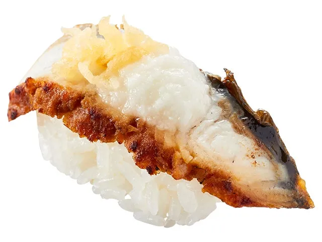 うなとろっ天ちらし風にぎり（とろろ） 一貫190円（税込）～