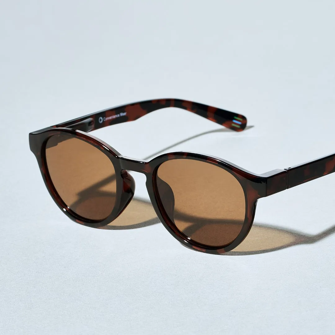 新色ブラウンミックスのコンビニサングラス
