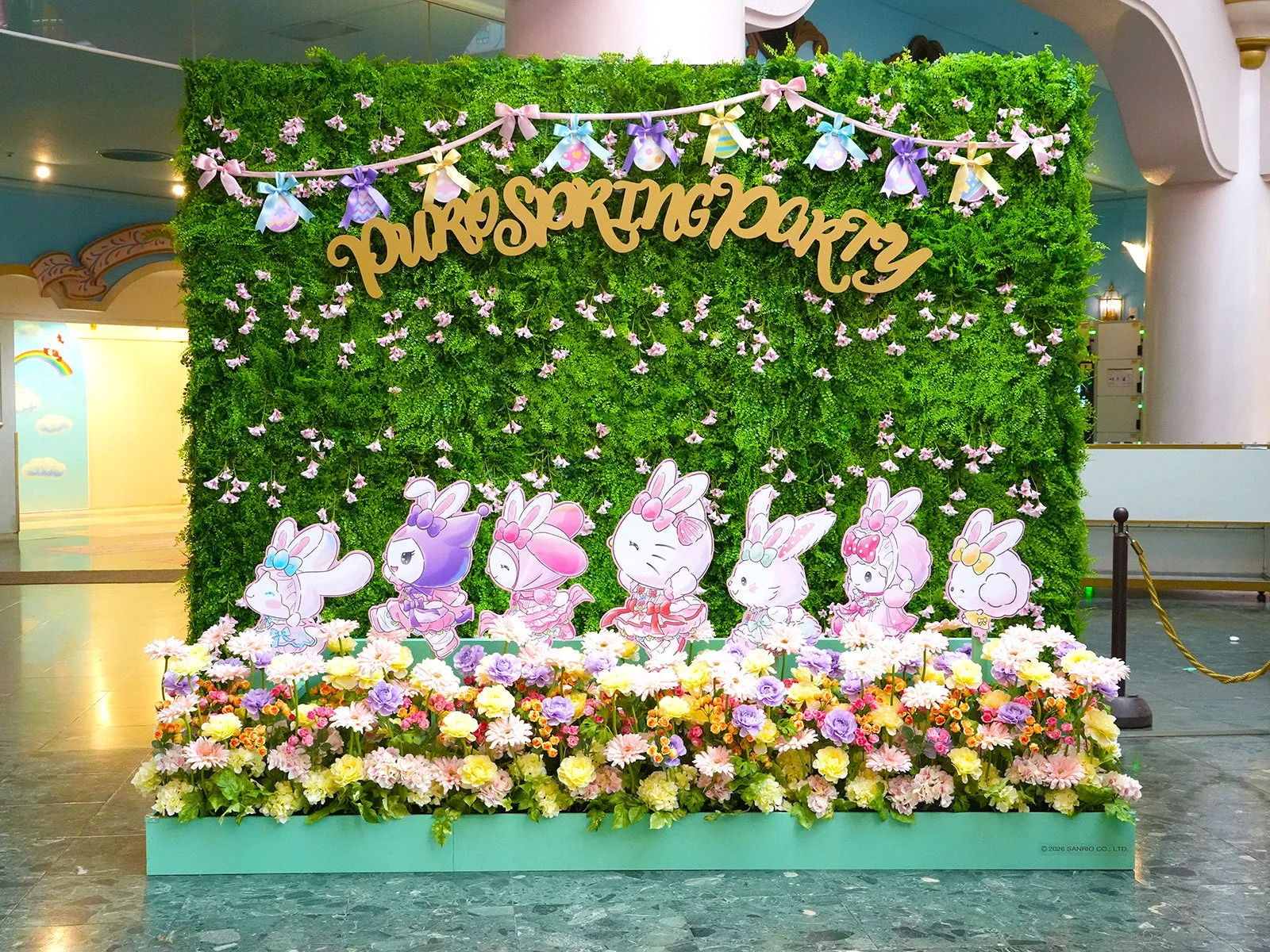 PUROSPRINGPARTYの飾り付け