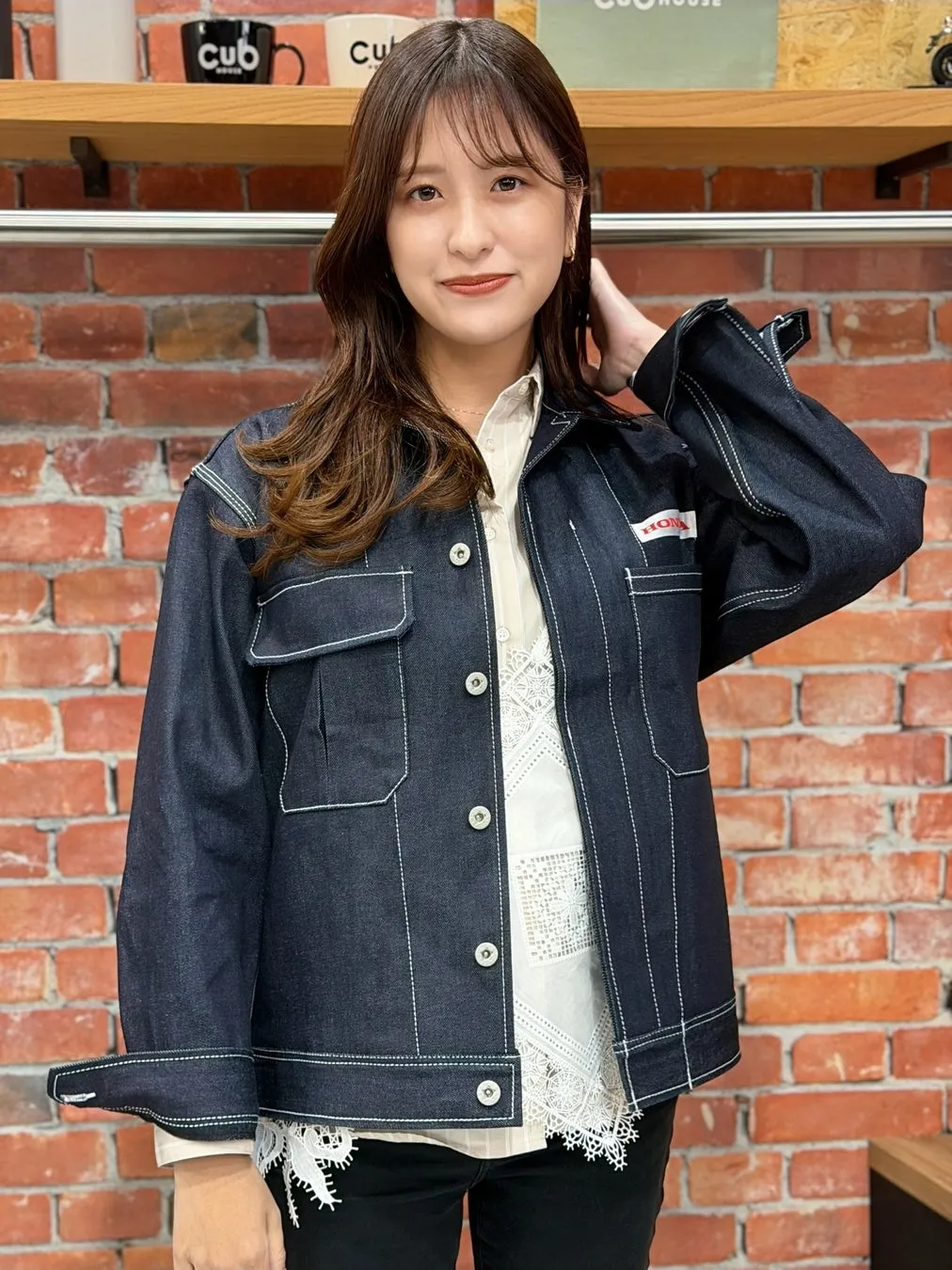 Hondaの正装とも言えるユニフォーム「YH180」をモチーフにした「Honda デニムジャケット」