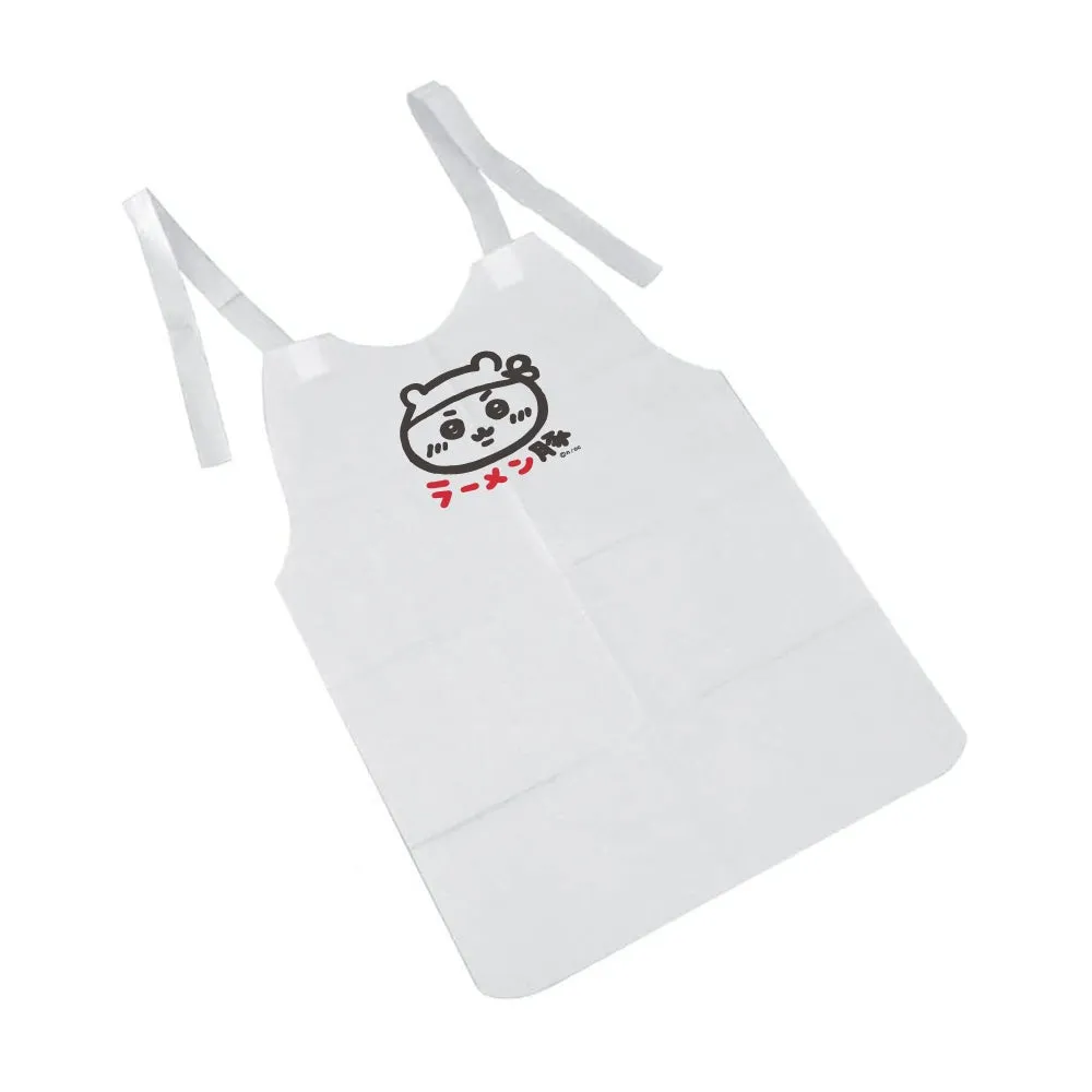 ロゴ入り紙エプロンの写真