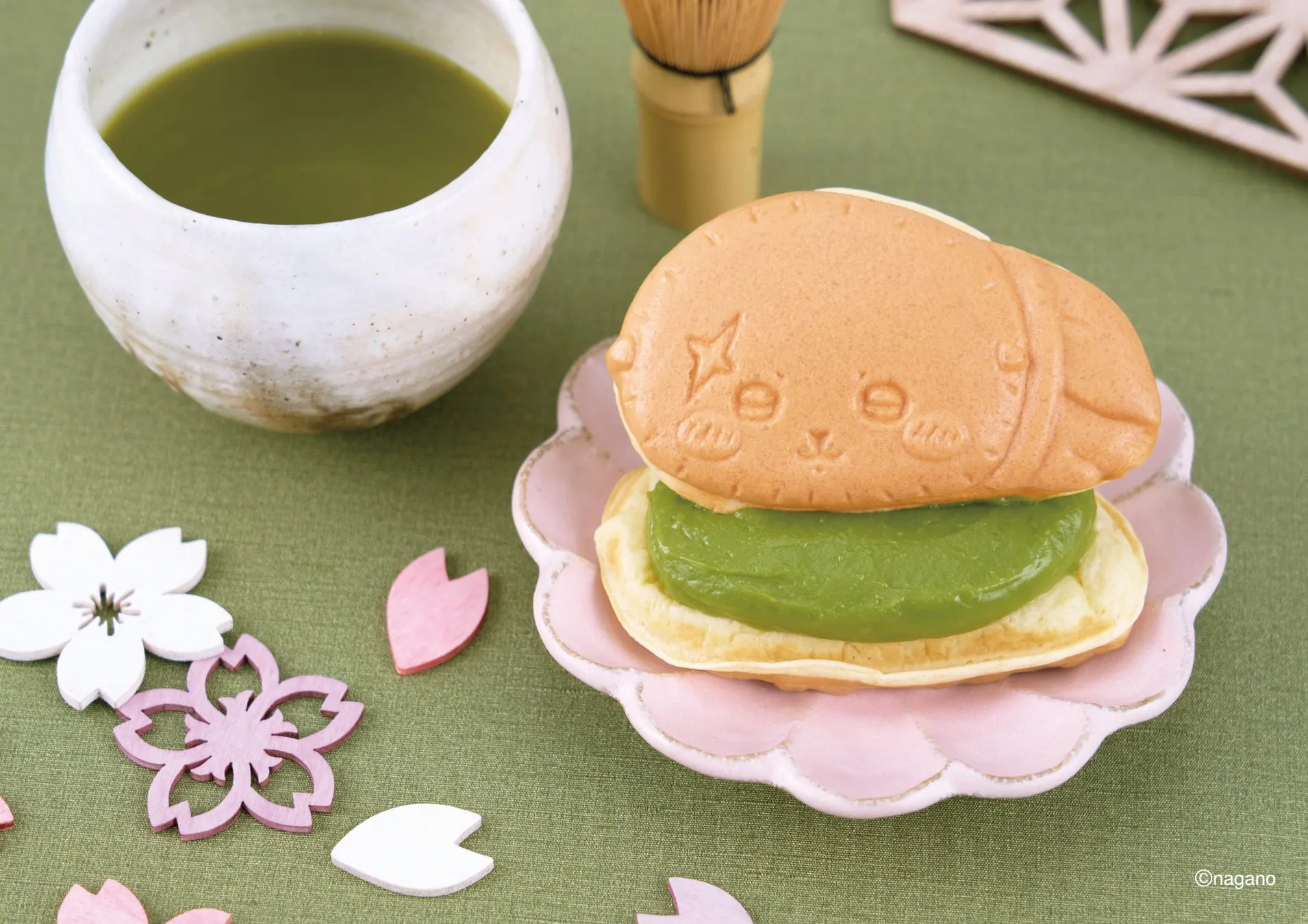 ラッコ（抹茶）ちいかわ焼きの新味