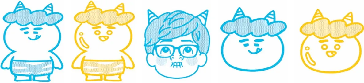 ONICHAキャラクターのイラスト