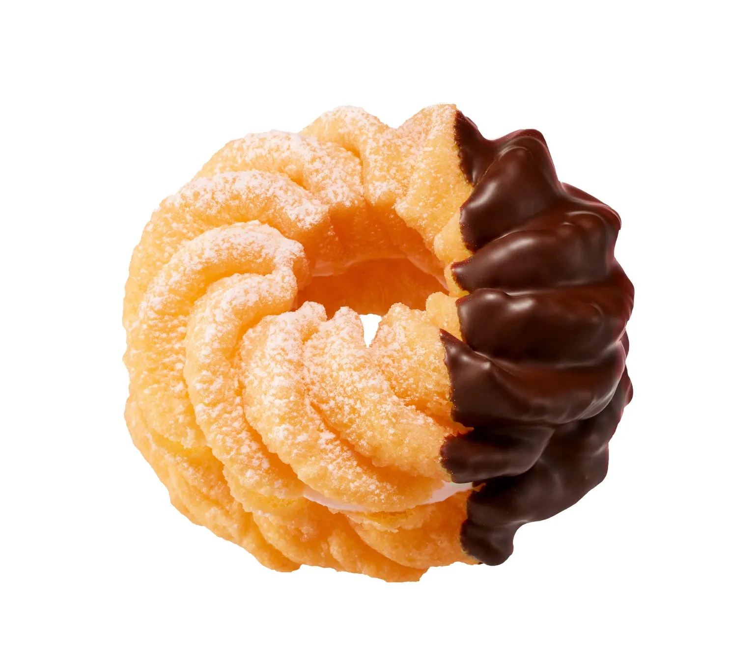 ハーフチョコフレンチクルーラー