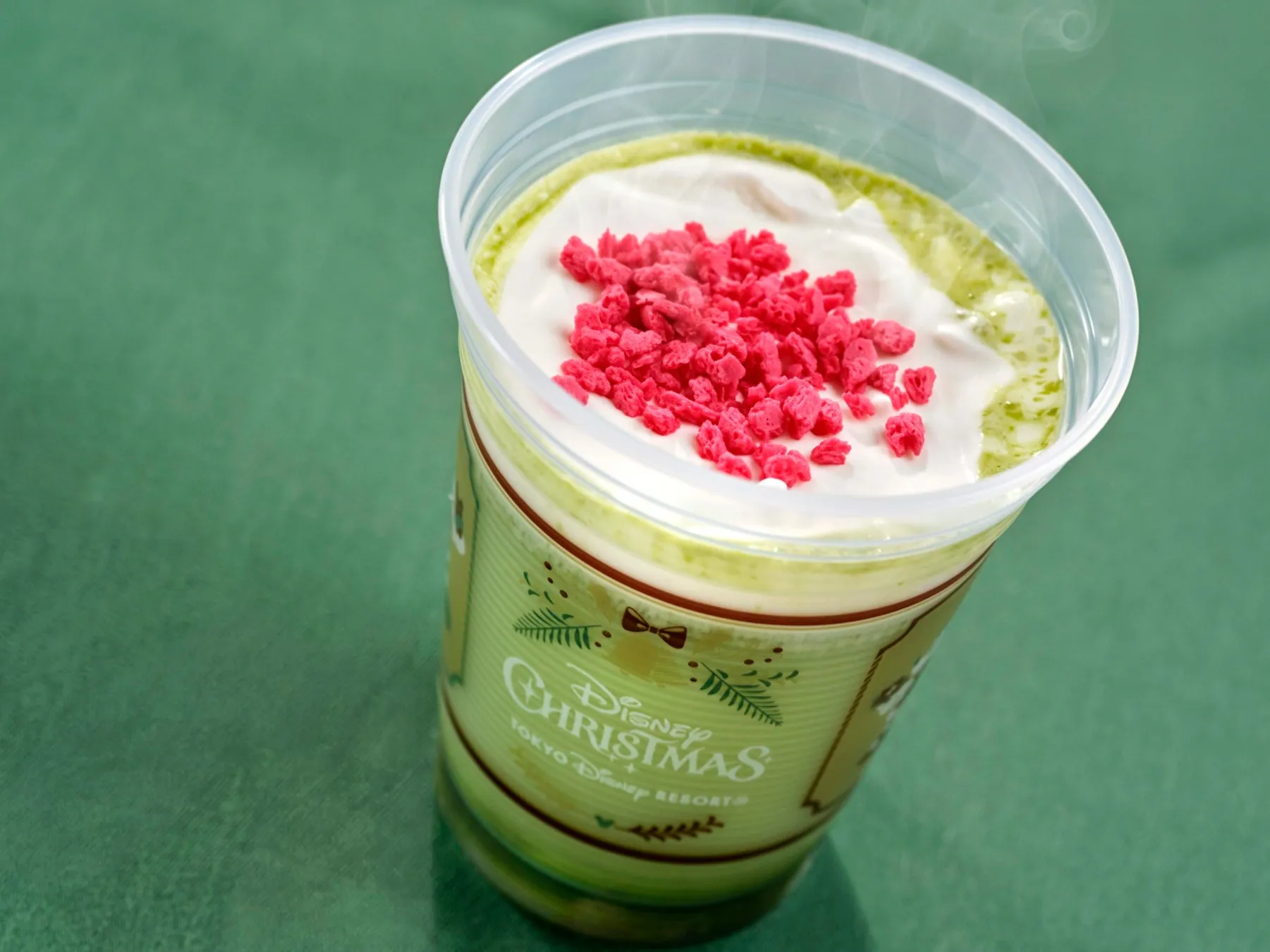 東京ディズニーリゾートのクリスマス限定抹茶ドリンク