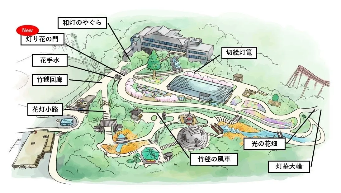 HANAあかりイベント配置図