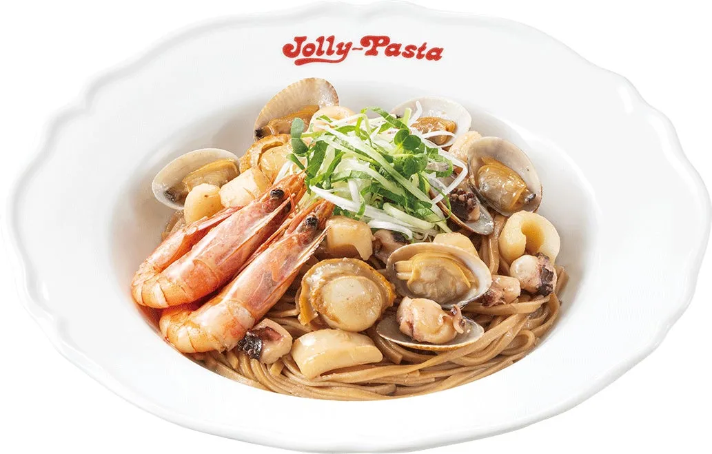 ジョリーパスタの海の幸のバター醤油
