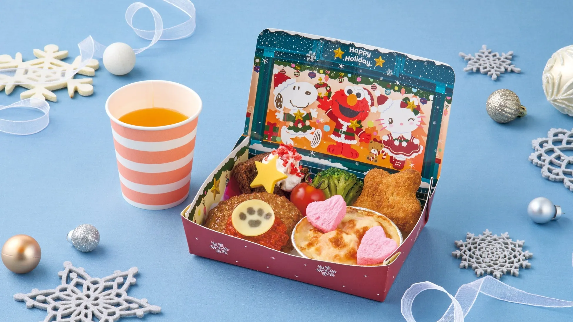 ホリデー仕様のキッズメニュー