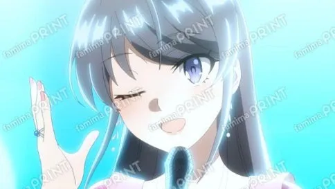 アニメキャラクターのウインク