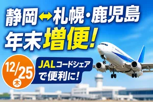 FDA静岡発・札幌(新千歳)線・鹿児島線の年末増便が決定！