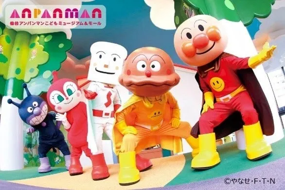 アンパンマンミュージアムのキャラクターたち