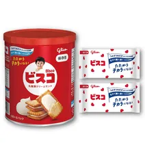 ビスコ保存缶30枚、9月1日の防災の日に向けた備えに