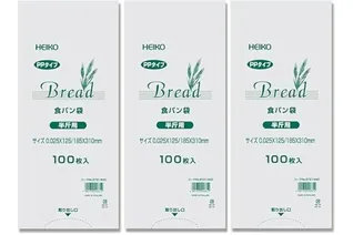 シモジマ(Shimojima) HEIKO PP食パン袋半斤用 300枚（100枚x3束）