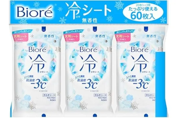 肌温度-3℃、拭くだけクール！