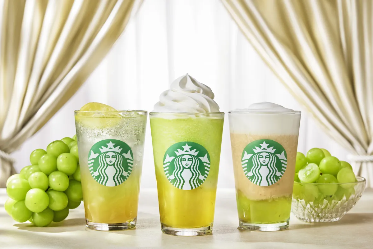 【スタバ新作】ジューシーで爽やか“マスカットフレーバー”3種登場