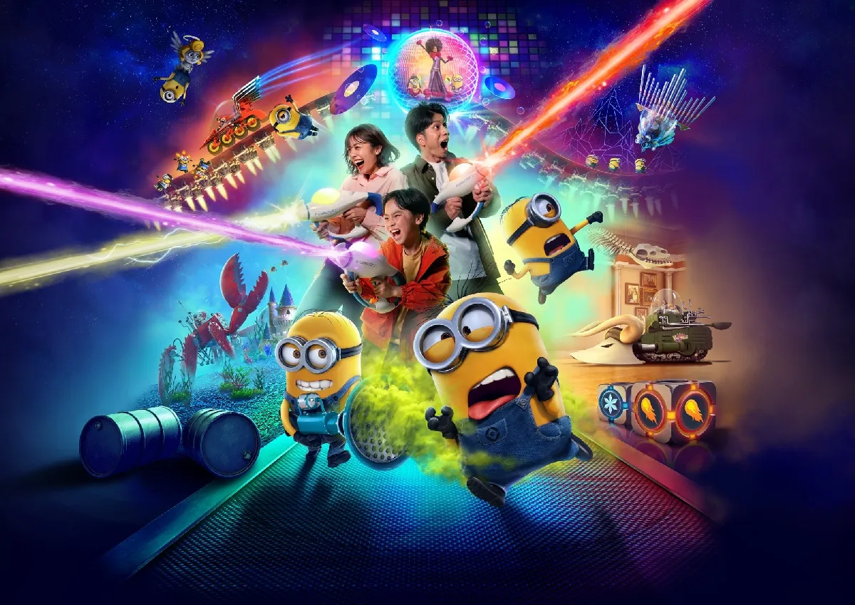 USJ「ミニオン」新アトラクション追加発表　スマホアプリ連動で銃カスタム、ランキングも【概要】