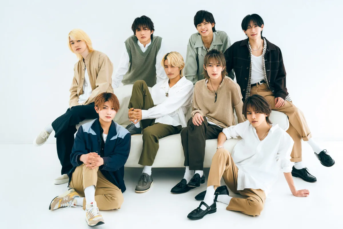 B&ZAI『andBOY』初登場で素顔に迫る　8人の魅力と本音が詰まった特集