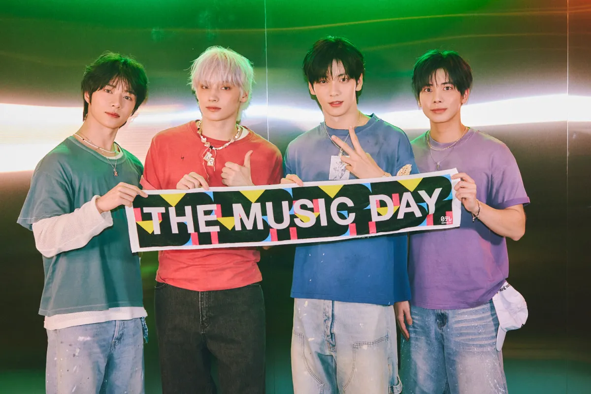 TOMORROW X TOGETHER、日本活動の目標語る「3年以内に…」　HUENINGKAIがエンジン全開「思いっ切り暴れてみたい」【THE MUSIC DAY】