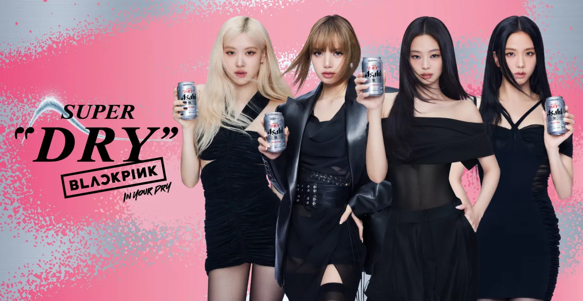 BLACKPINK、「アサヒスーパードライ」アンバサダー就任　東アジア全域で大規模プロモーション