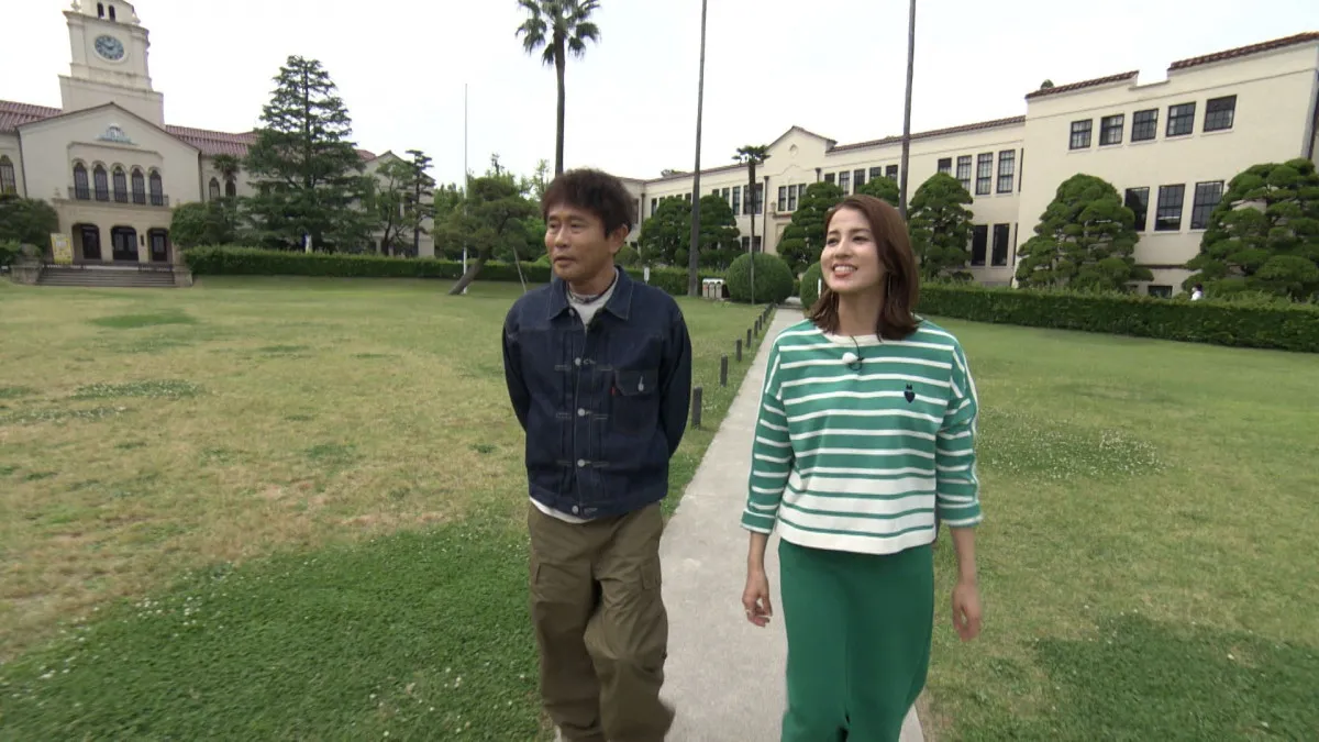 浜田雅功＆永島優美、関西学院大学で“旧知の仲”2ショット　『ごぶごぶ』新企画スタート