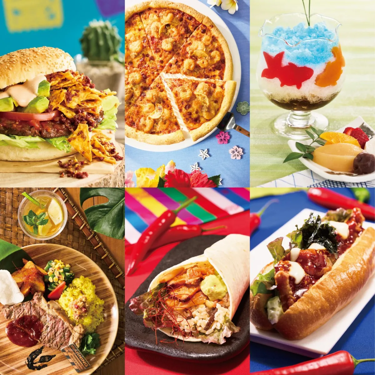 USJの夏、世界各国の料理が味わえる　ハワイアン、メキシカン、韓国料理…マップも公開