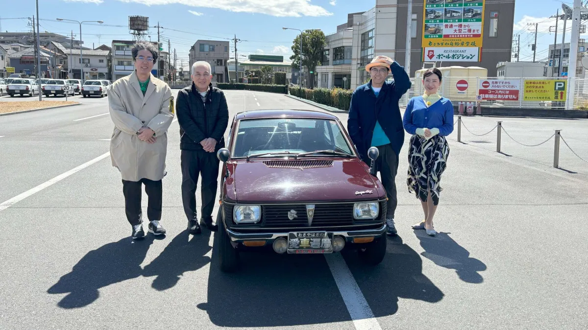 おぎやはぎ、54年前のスズキ“軽スペシャリティーカー”に大興奮「デザインも最高。THEジウジアーロだよ！」
