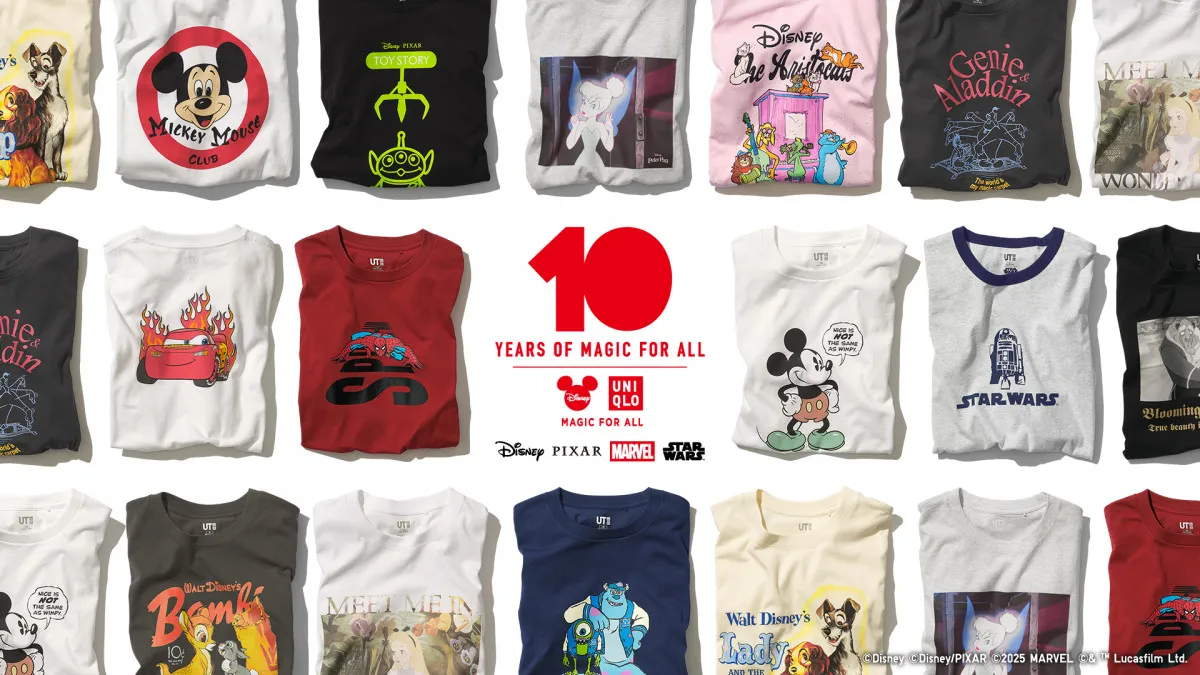 ユニクロ、ディズニー「MAGIC FOR ALL」復刻アイテム8・4より発売　Tシャツ続々＆ミッキーマウスのぬいぐるみ3種ほか