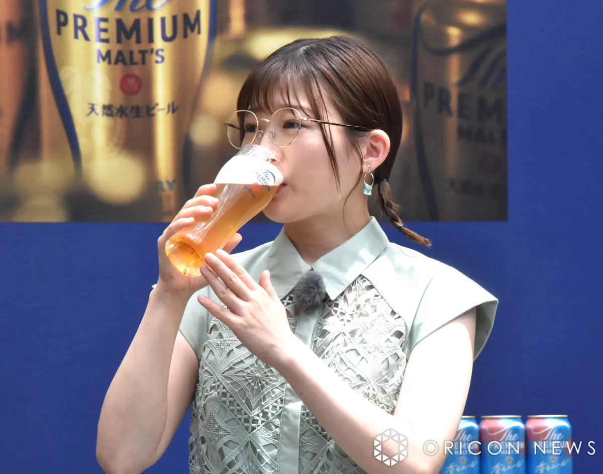 伊藤沙莉、午前中からビールをグビッ　炎天下の野外イベントも「気持ちいい！」