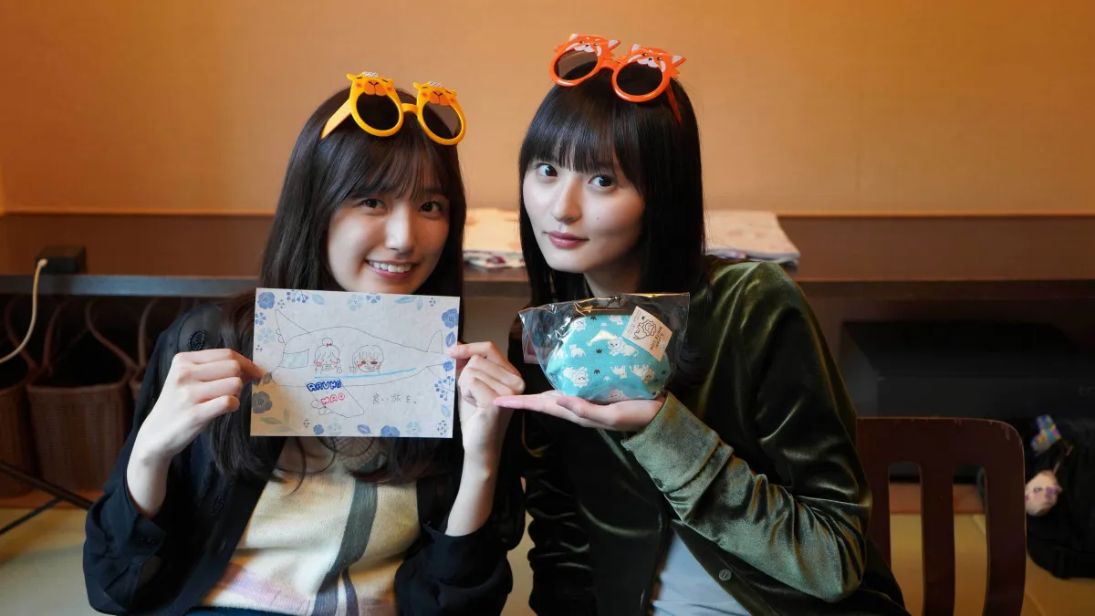 乃木坂46遠藤さくら＆五百城茉央が初2人旅　弓木・中西のお土産に困惑＆浴衣姿で卓球対決も【乃木坂、逃避行。SEASON3】