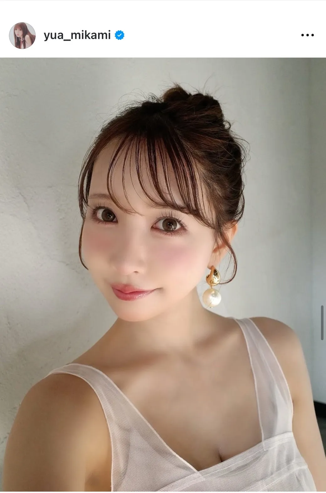 三上悠亜、ふんわりボディの下着姿「美しい」「かわいすぎる」
