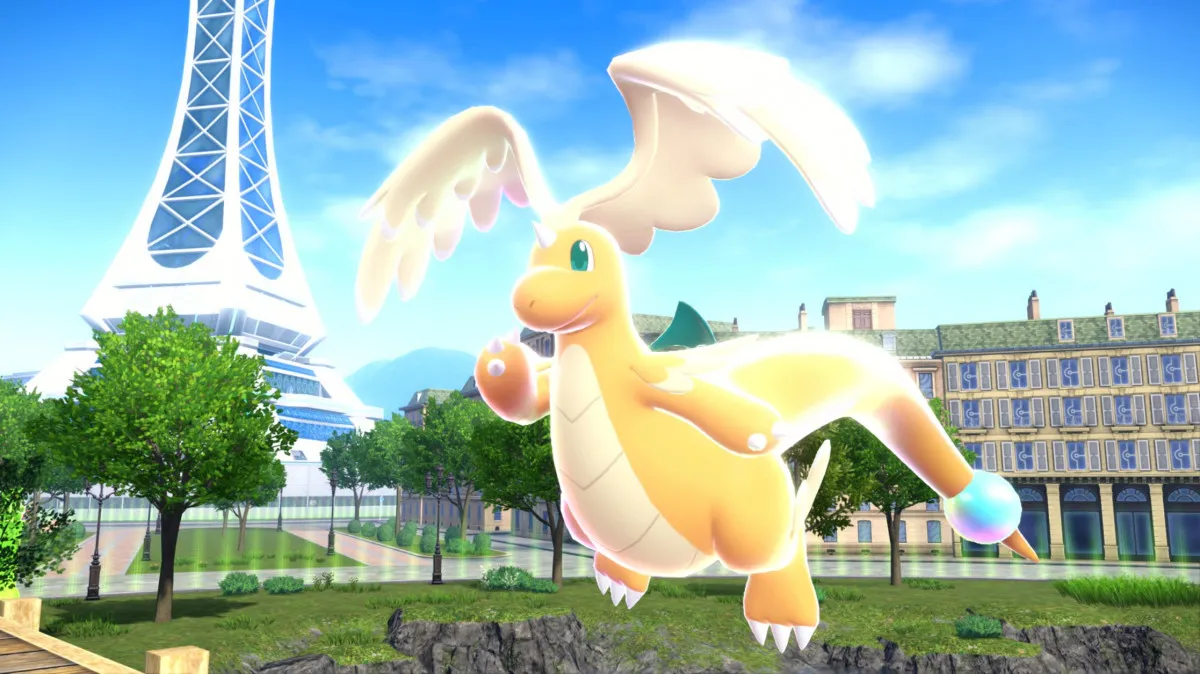メガカイリューお披露目！ポケモン新作『Pokemon LEGENDS Z-A』登場　ハクリューを思わせる頭の白い翼、しっぽの玉が特徴